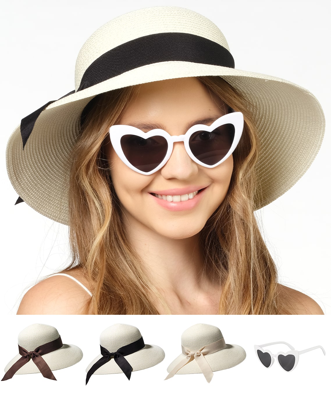 Sun Hat,Summer Panama Hats,Travel Beach Sun Hats,UPF50+ Foldable Floppy  Fishing Hats for Women and Men at  Women's Clothing store